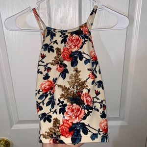 Medium Forever 21 Floral Halter Top